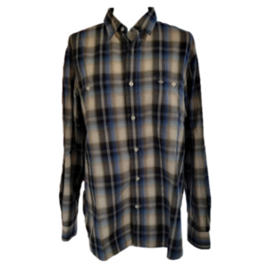 Men's Dockers Classic Fit Plaid Long Sleeve Buttondown Shirt Size Large EUC